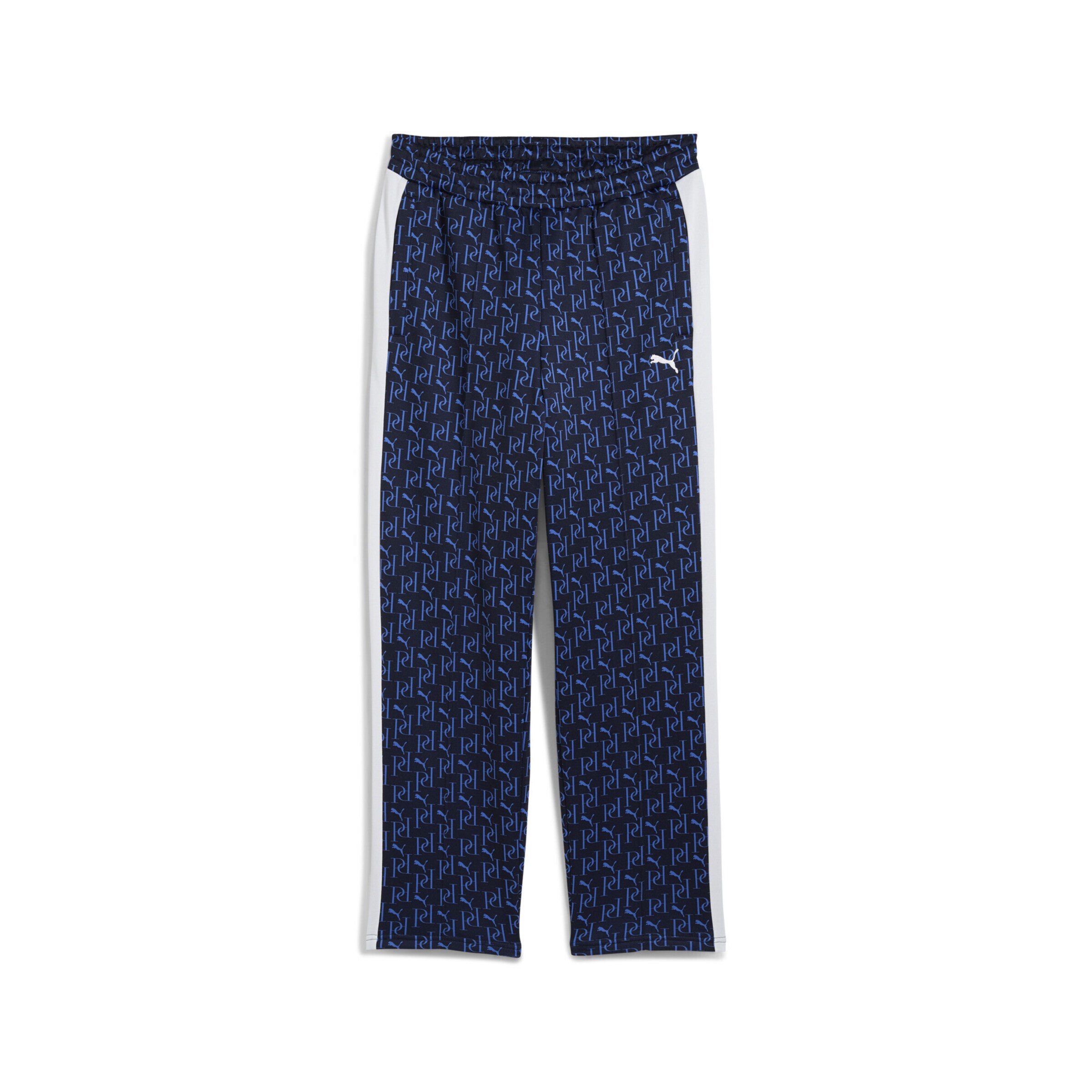 PUMA Workout Pants 'T7' in Blue: front