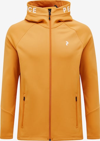 Veste outdoor PEAK PERFORMANCE en orange : devant