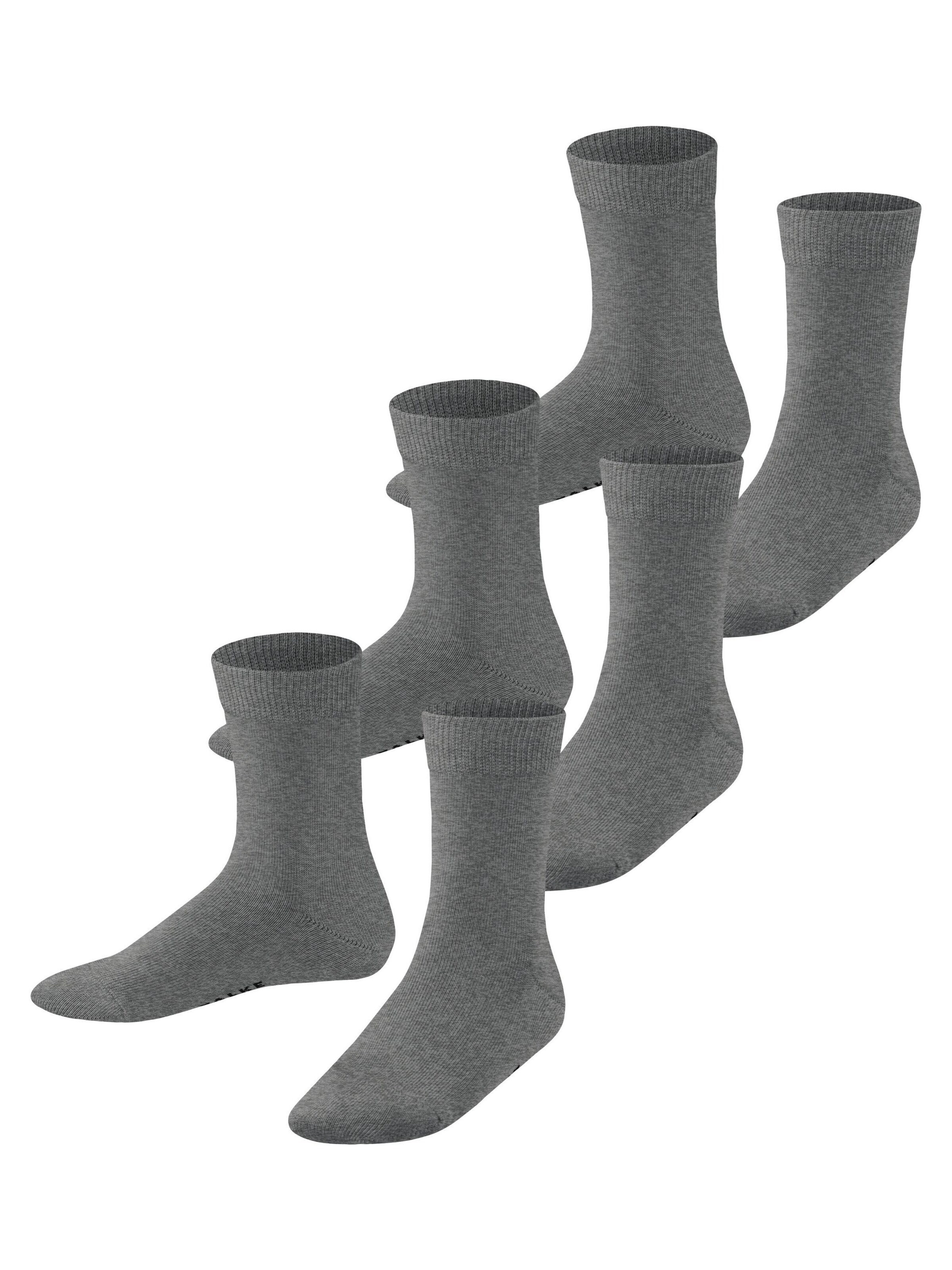 FALKE Socks 'Family 3-Pack' in Grey: front