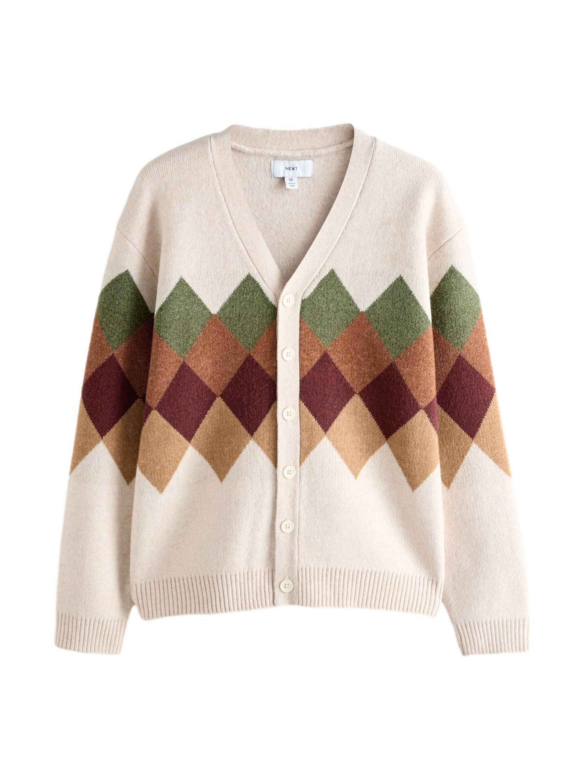 Vestes en maille Next en beige : devant