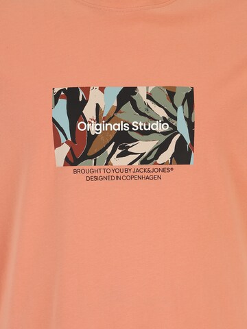 Jack & Jones Plus Tričko 'JORSEQUOIA' – oranžová