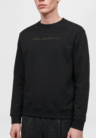 Karl Lagerfeld Sweatshirt in Black: front