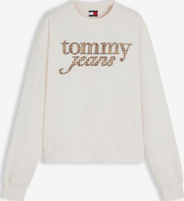 balta Tommy Jeans Megztinis be užsegimo: priekis