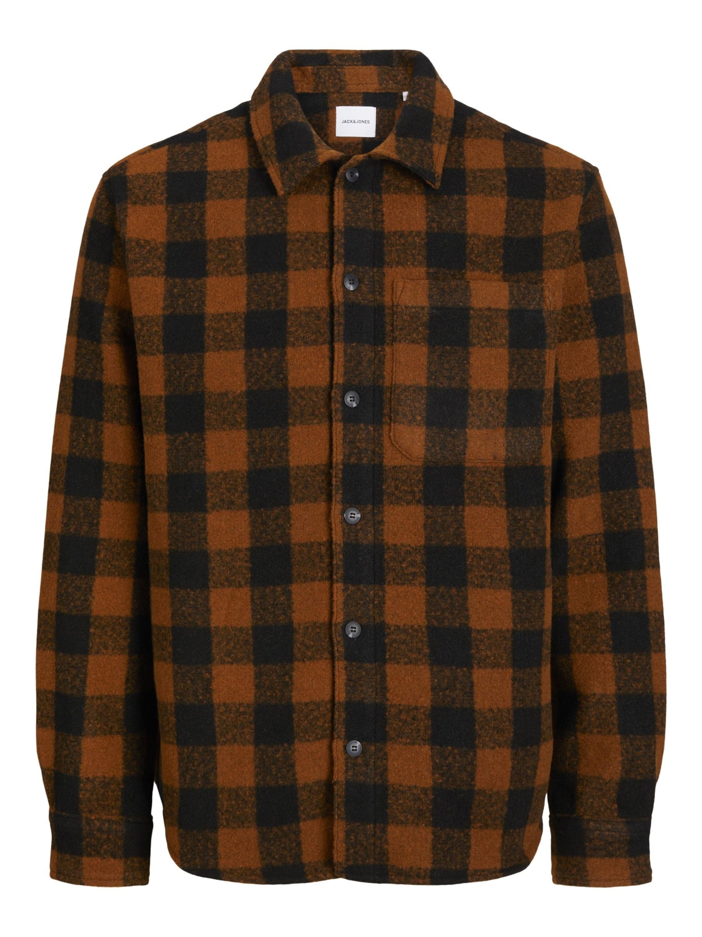 JACK & JONES Skjorte i brun: forside