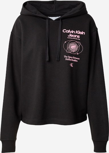 Calvin Klein Jeans Sportisks džemperis, krāsa - gaiši rozā / melns, Preces skats