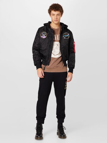 Only & Sons Sweatshirt 'ONSTOBY RLX NIRVANA CREW 3680 SWT' in Brown