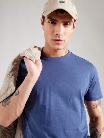 SELECTED T-Shirt 'SLHASPEN' in Blau