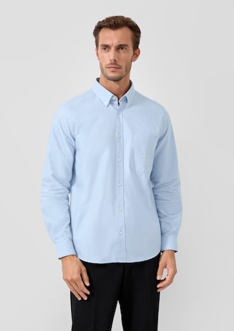 s.Oliver Regular fit Overhemd in Blauw: voorkant