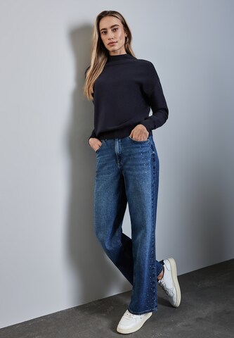 STREET ONE Pullover in Blau