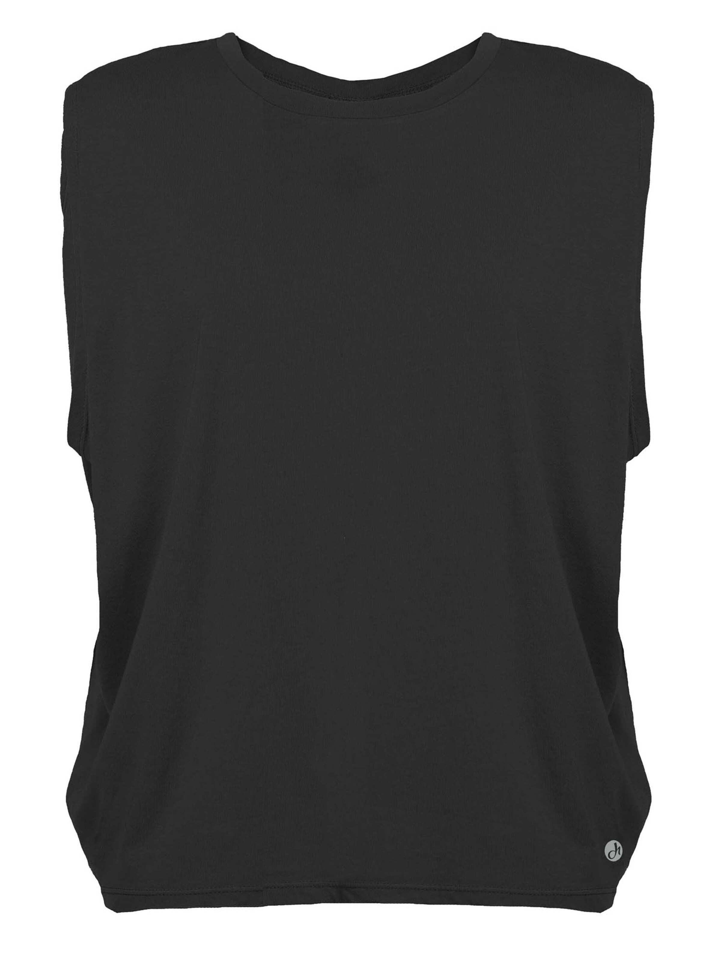 DEHA Top in Schwarz: Vorderseite
