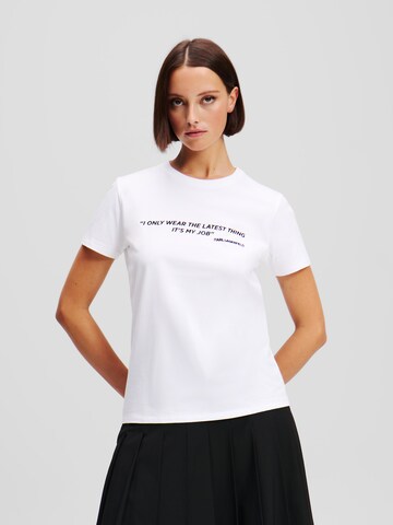 Karl Lagerfeld Футболка в Белый: спереди