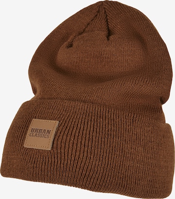 Urban Classics Beanie in Brown: front