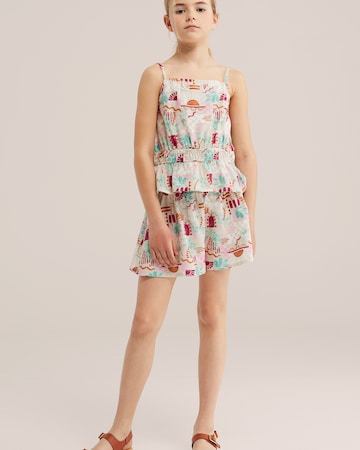 Regular Pantalon WE Fashion en beige