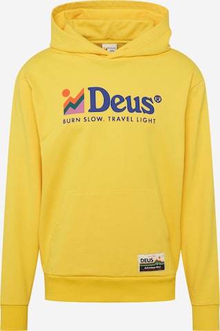 DEUS EX MACHINA Sweatshirt in Geel: voorkant