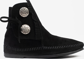 Minnetonka - Botas pelo tornozelo 'Two Button' em preto