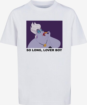 ABSOLUTE CULT Shirt 'Little Mermaid - Ursula So Long Lover Boy' in Wit: voorkant