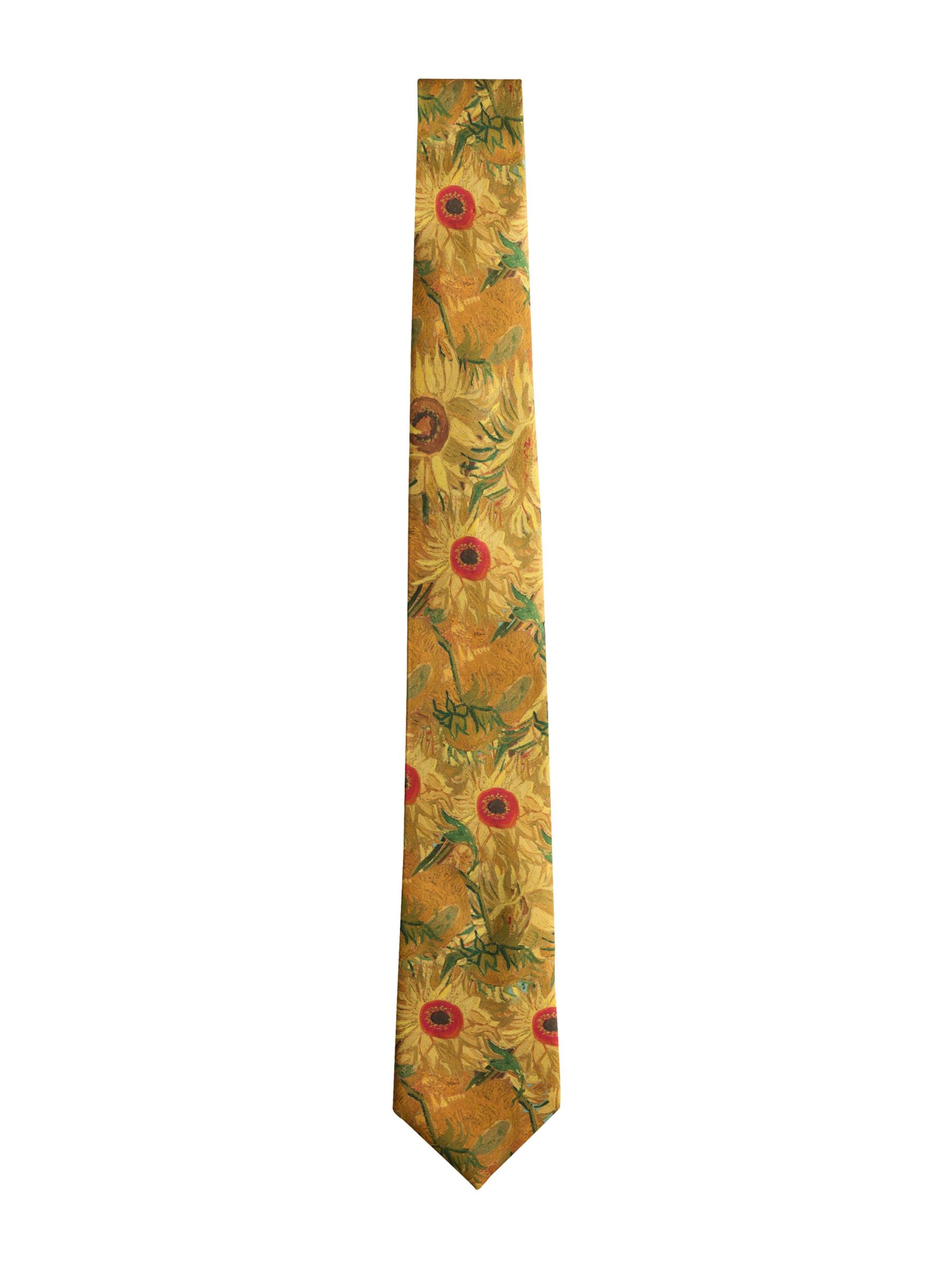 Next - Corbata 'Van Gogh' en oro: frente