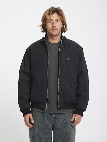 Volcom Tussenjas 'Damerman' in Zwart: voorkant