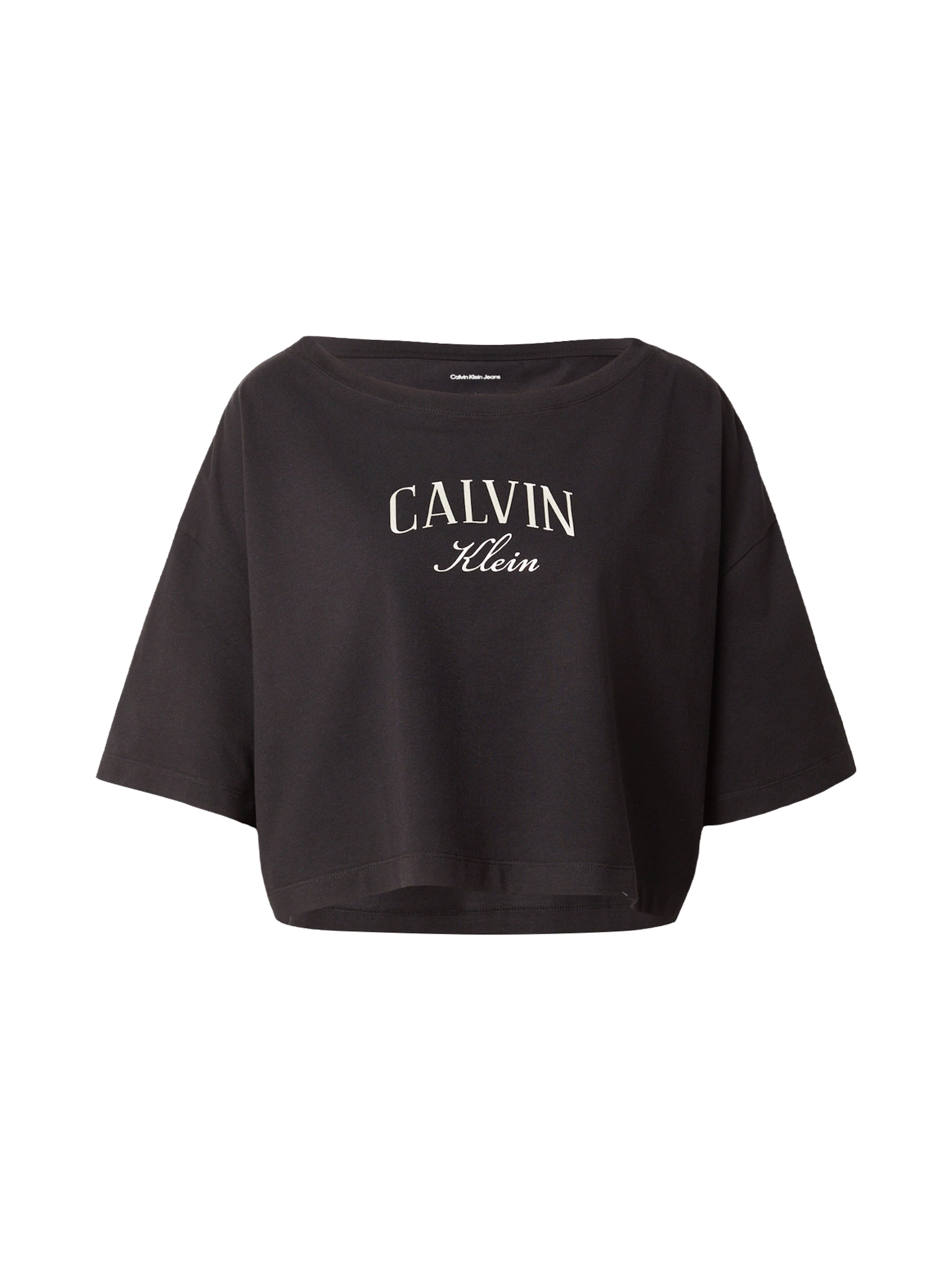 Calvin Klein Jeans Футболка в Черный: спереди