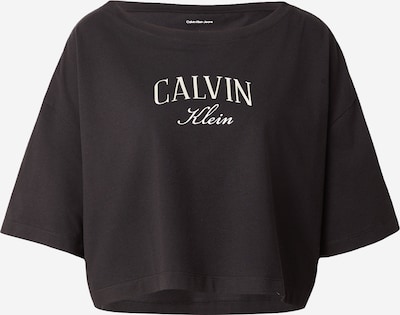 Calvin Klein Jeans Majica veličine XXS u crna / bijela, Pregled proizvoda