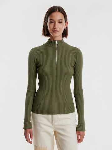EDITED Sweater 'ALISON' in Green: front