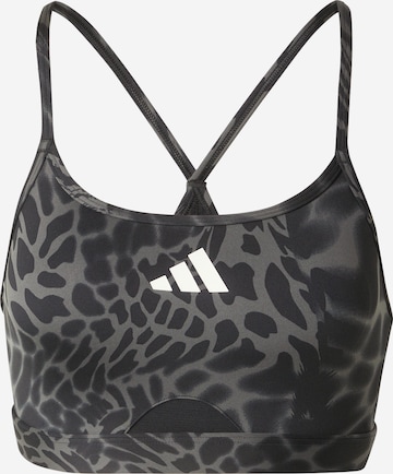 juoda ADIDAS PERFORMANCE Biustjė Sportinė liemenėlė: priekis
