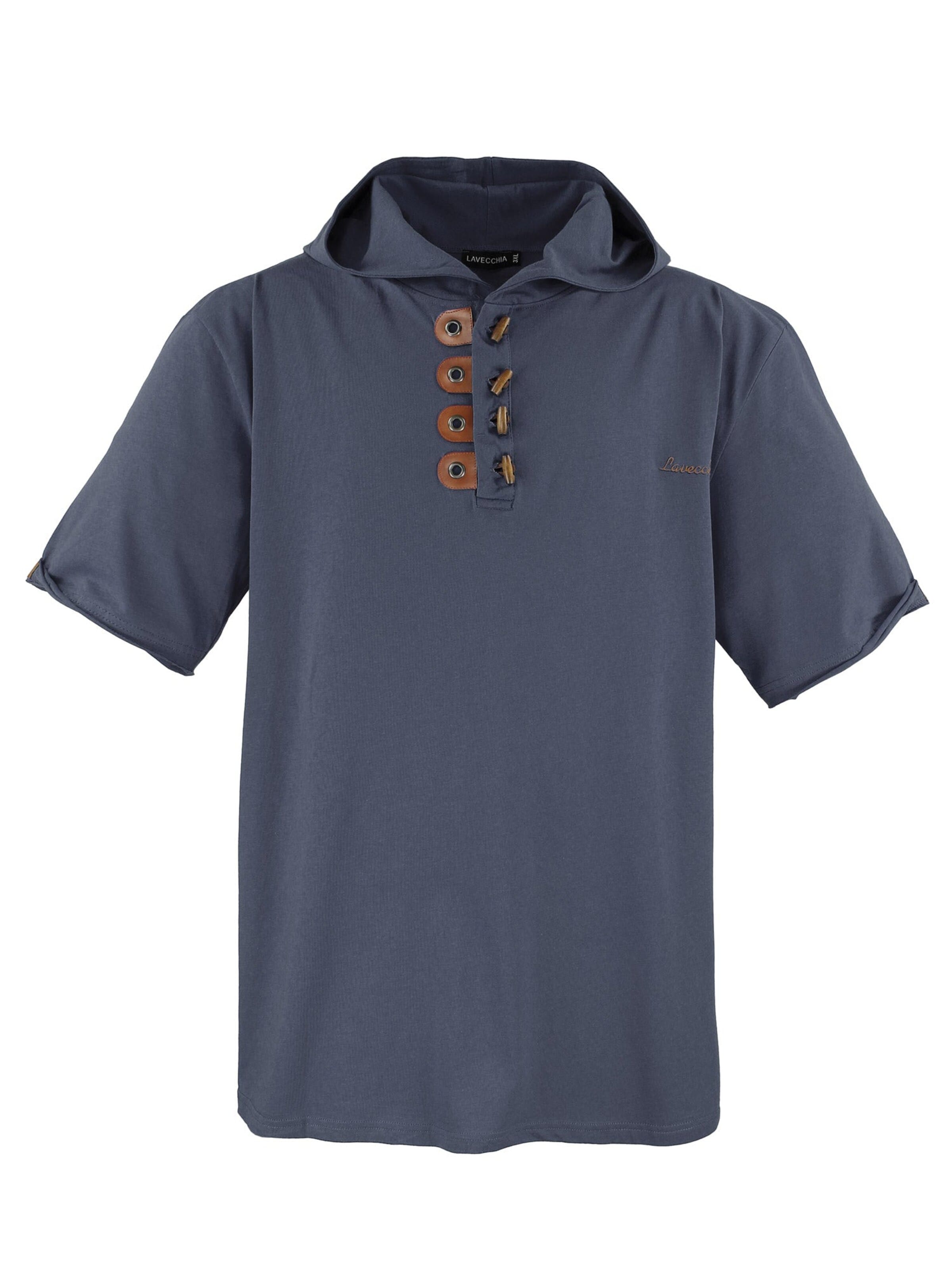 Lavecchia - Camiseta 'LV-609 Übergrößen' en gris: frente