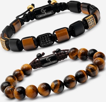 GT Collection Náramek 'The Confidence Set Classic' – hnědá: přední strana