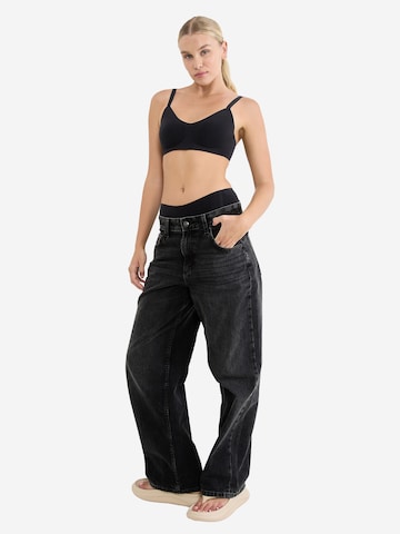 SLOGGI Bralette Bra ' Blue ZERO Feel Pure ' in Black