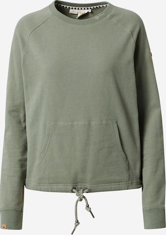 RagwearSweater majica - zelena boja: prednji dio