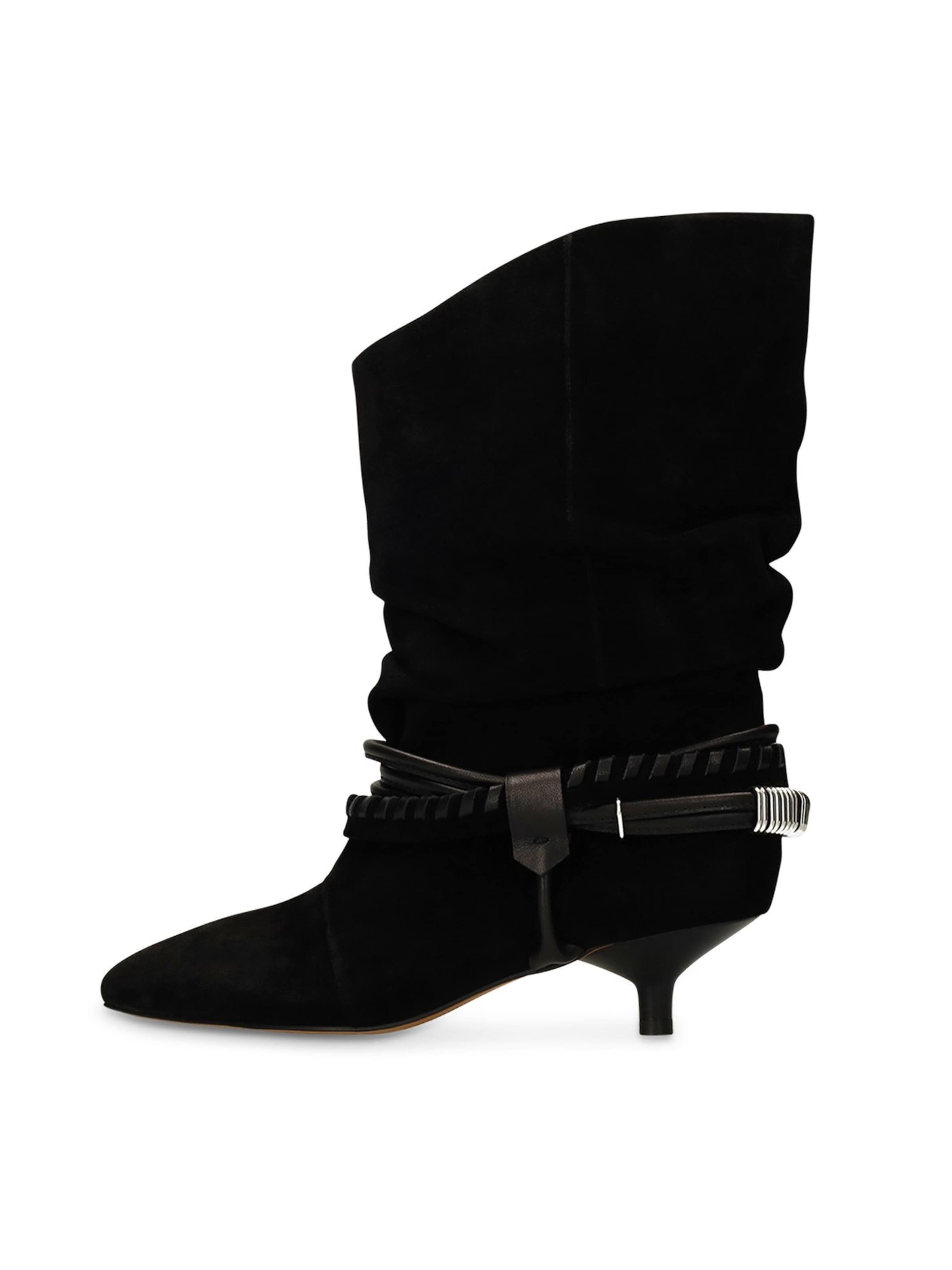 SACHA Bottines en 36 en noir, Vue avec produit