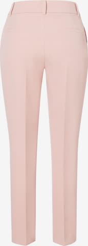 Coupe slim Pantalon à plis MORE & MORE en rose