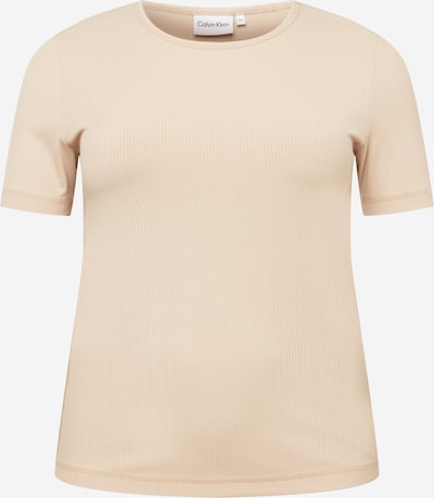 Calvin Klein Curve T-Shirt in hellbeige, Produktansicht