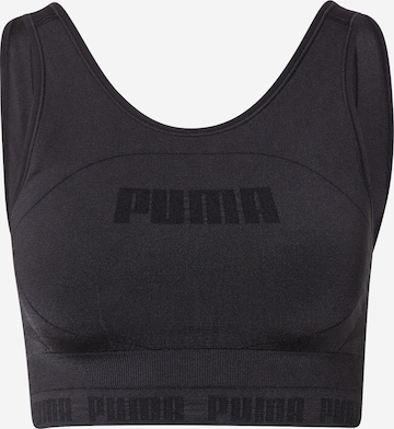 Top sportivo di PUMA in nero: frontale