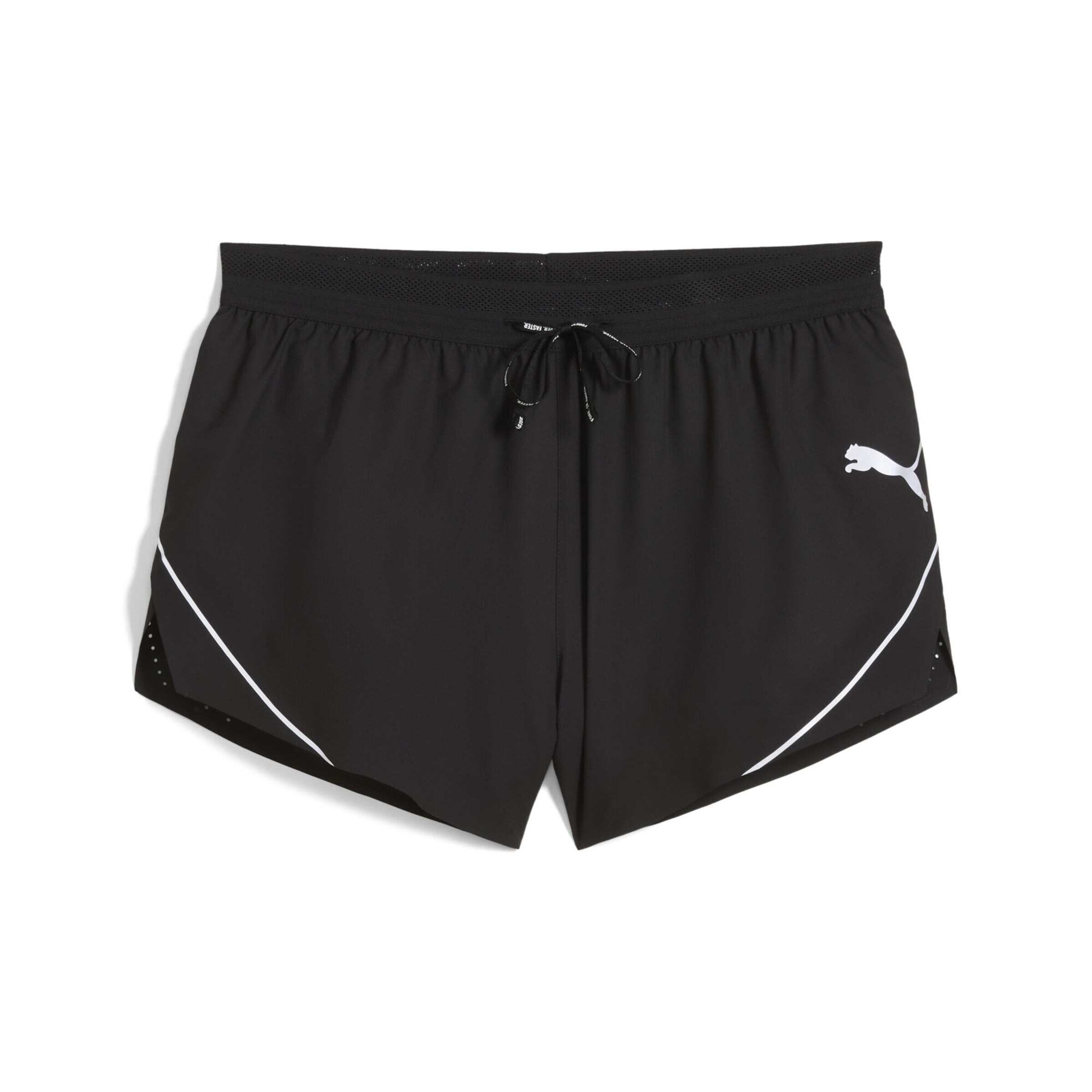 PUMA Sportbroek 'Raceday Ultraweave 3' in de kleur Zwart / Wit, Productweergave