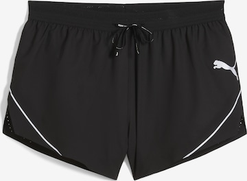 Regular Pantalon de sport 'Raceday Ultraweave 3' PUMA en noir : devant