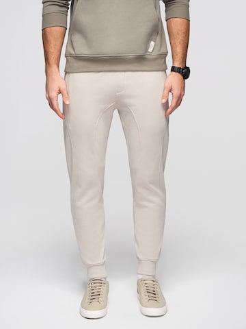 Effilé Pantalon de sport Ombre en gris