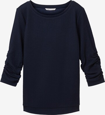 TOM TAILOR DENIM Sweatshirt i blå: framsida