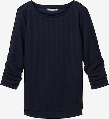 TOM TAILOR DENIM Sweatshirt in Blue: front