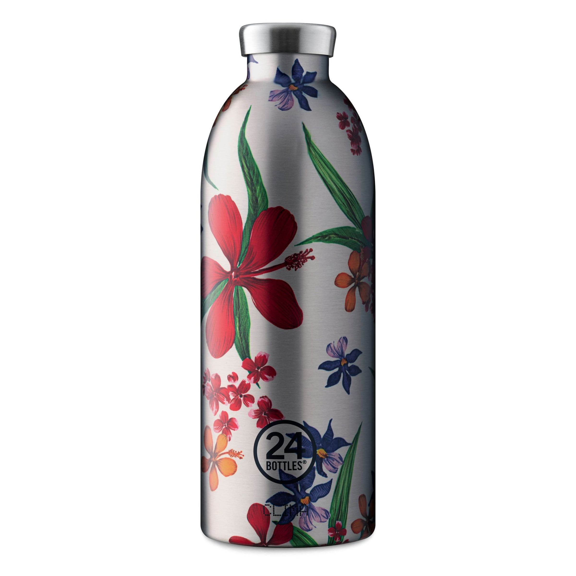 Gourdes '850 ml' 24Bottles en argent : devant