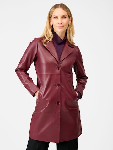 RICANO Between-Seasons Coat 'Marzia' in Red: front