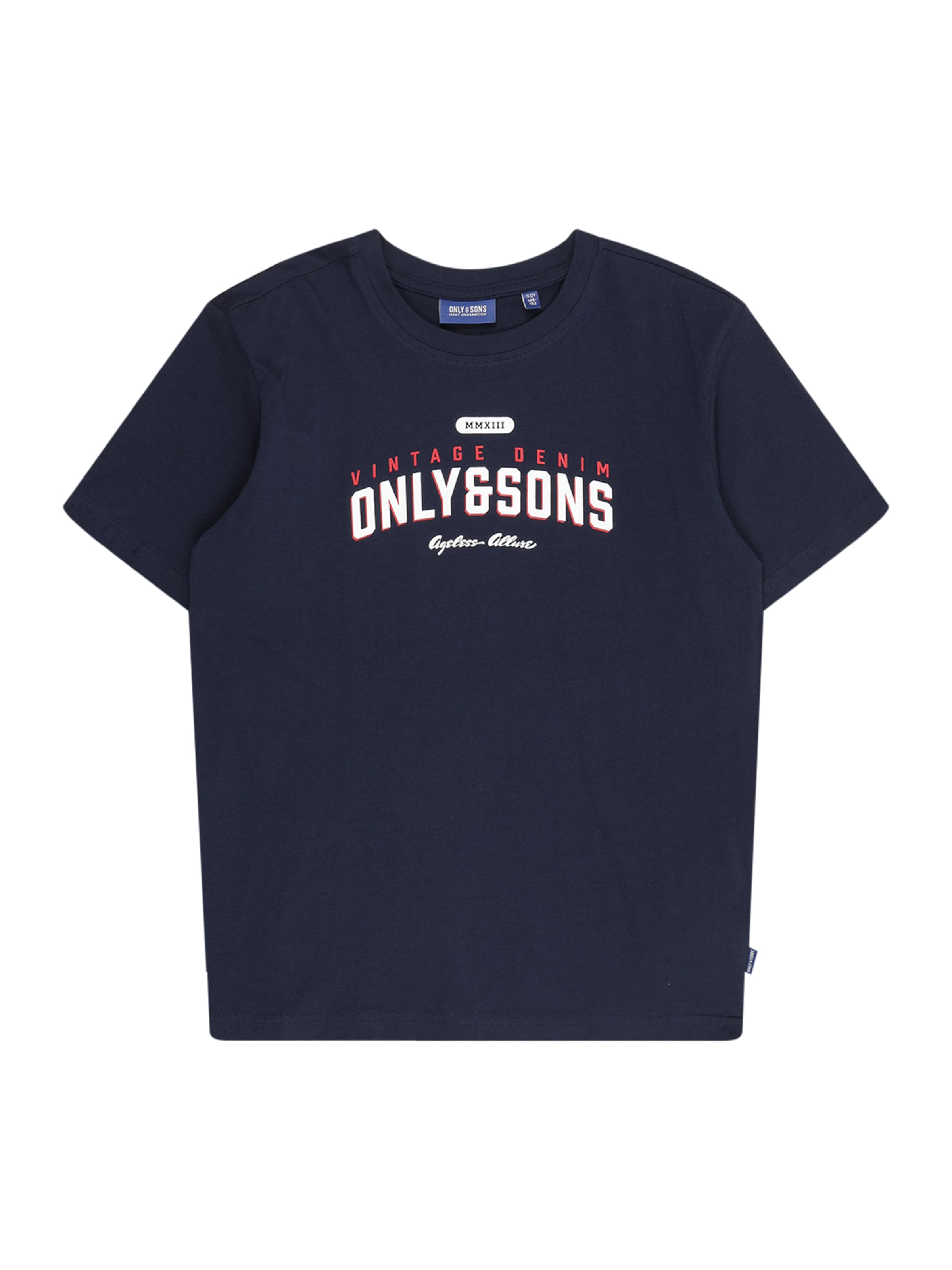 Only & Sons Junior Тениска 'OSJLENNY' в синьо: отпред