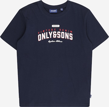 Only & Sons Junior Shirt 'OSJLENNY' in Blue: front