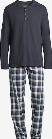 SCHIESSER Pyjama lang 'Night & Home' in Mischfarben: Vorderseite