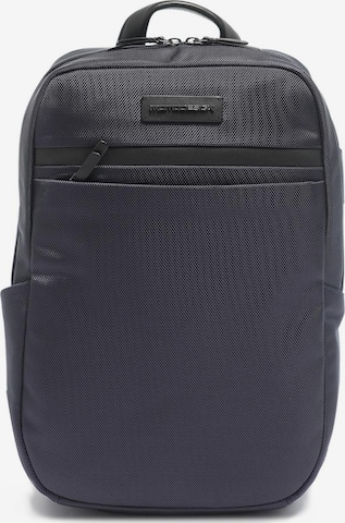 Zaino 'Zaino Uomo Momo Design Ecopelle con Zip - 28x45x20 cm' di Momo Design in blu: frontale