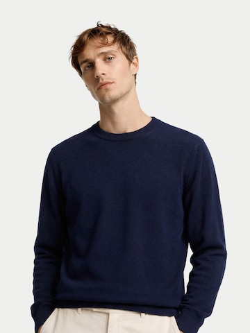 Pull-over GOBI Cashmere en bleu : devant