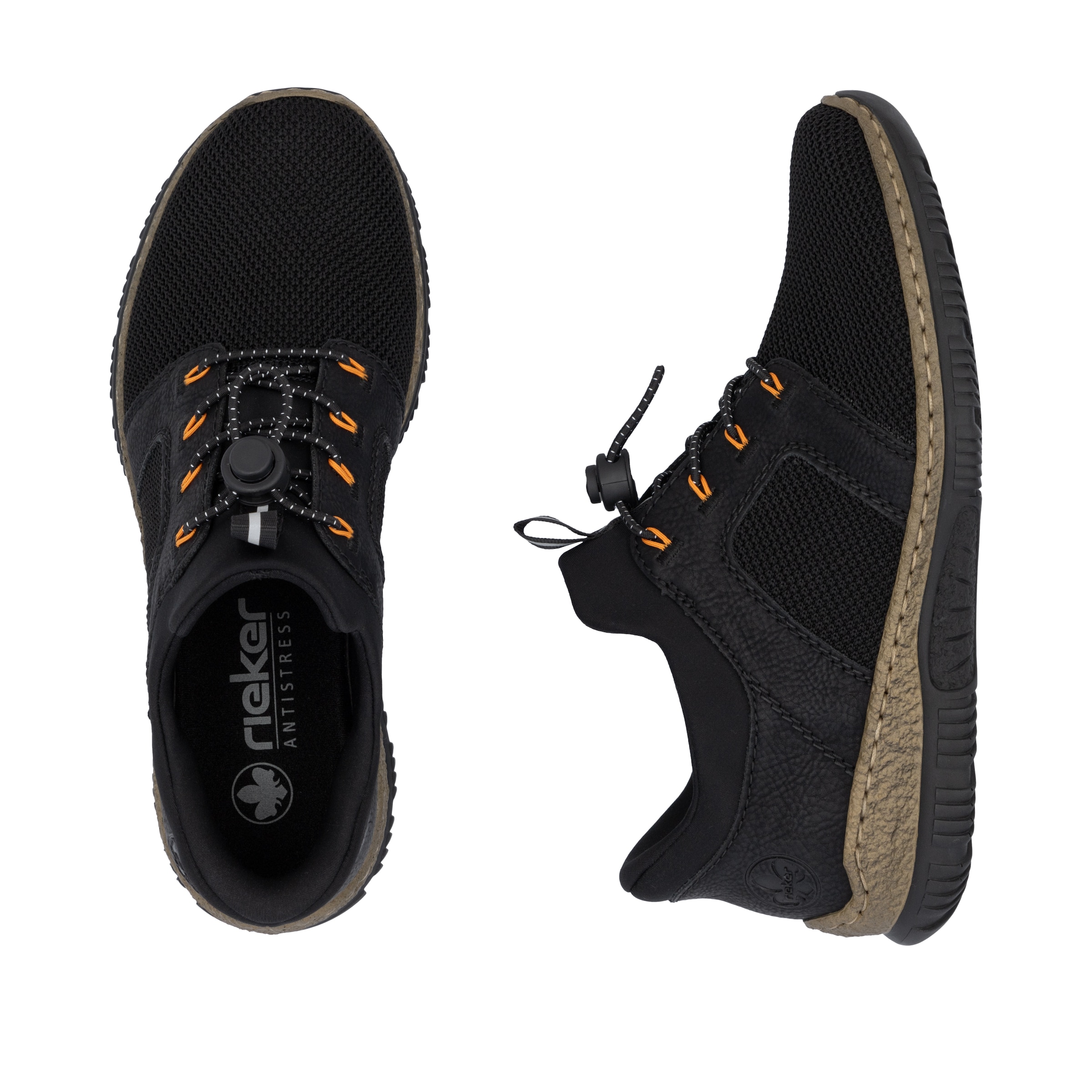 Rieker Slip-on in Zwart