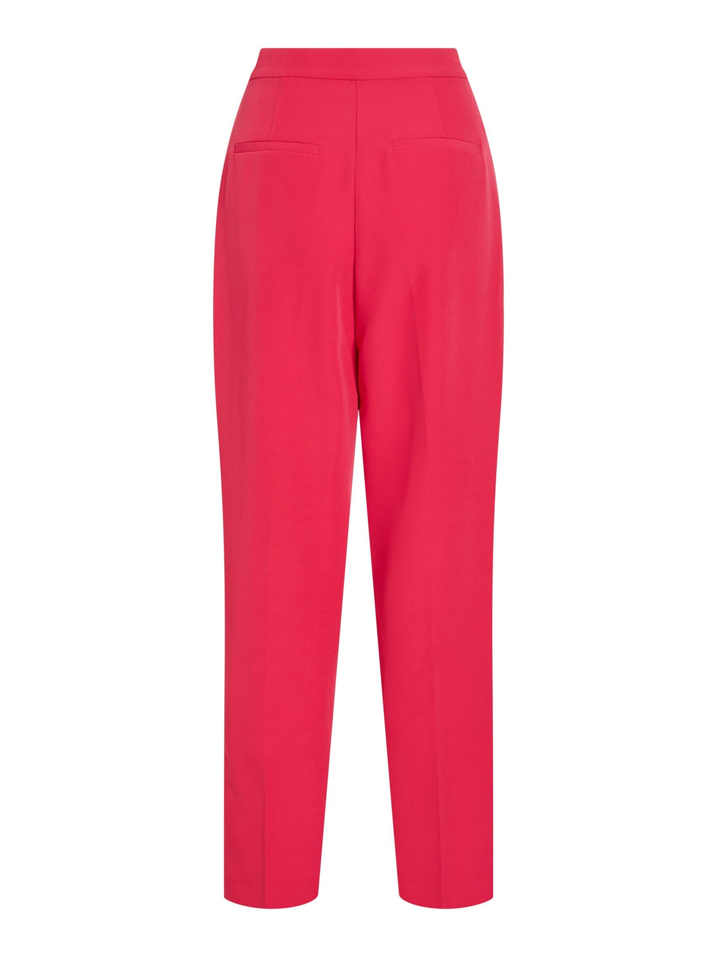 VILA Regular Pants 'VIFREESIA' in Pink