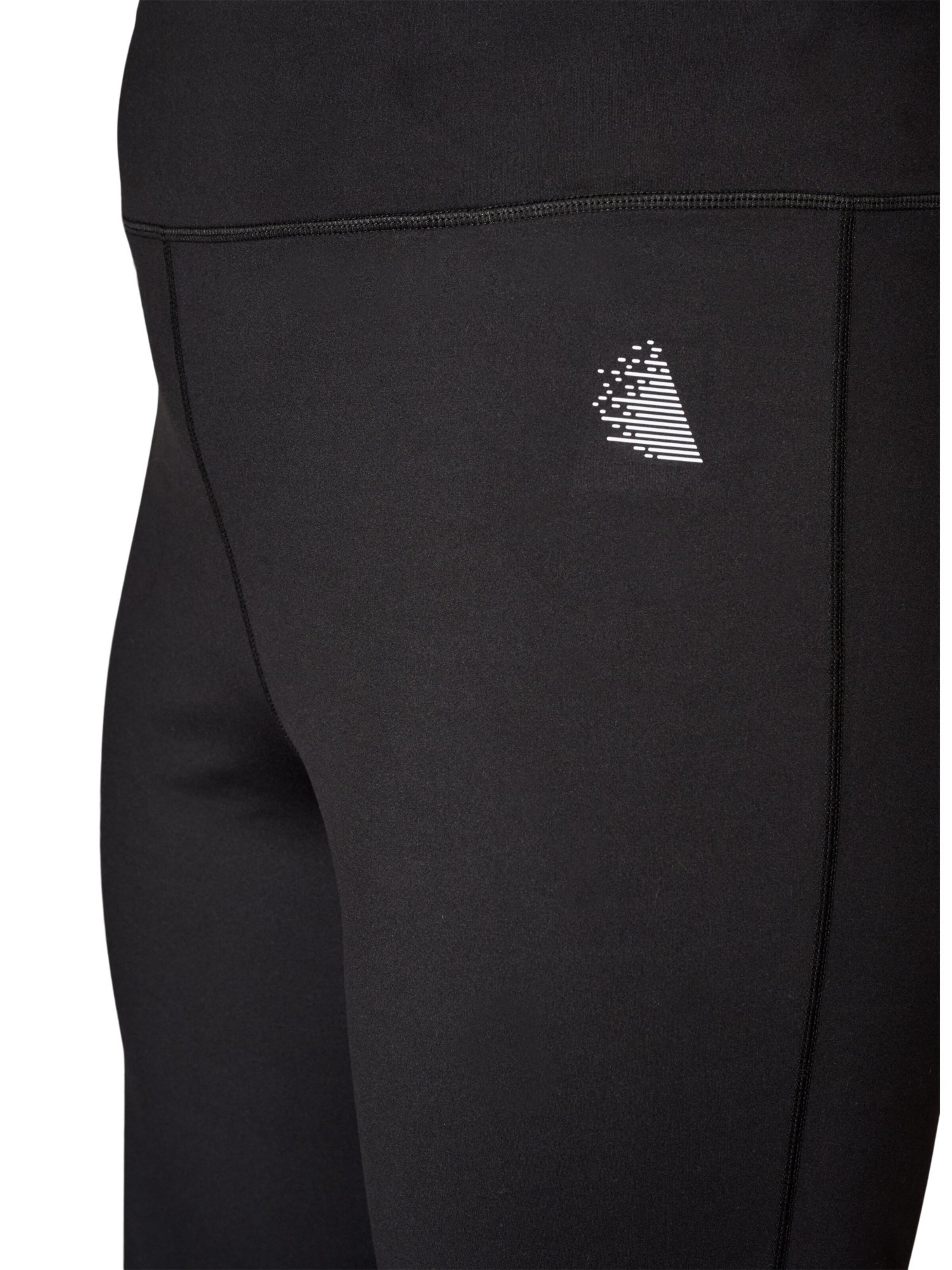 juoda Active by Zizzi Platėjantis Sportinės kelnės 'SILJE'