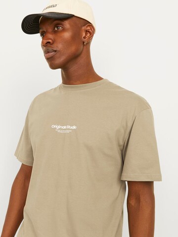 JACK & JONES Shirt 'JJVesterbro' in Beige